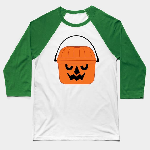 Halloween McBoo Pail | Pumkin Full Color T-Shirt Baseball T-Shirt by looeyq